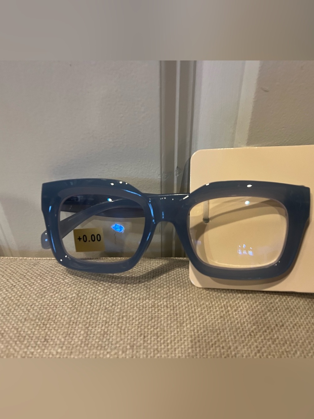 NWT House of Harlow 1960 Square Blue Light Filtering Glasses- Light Blue